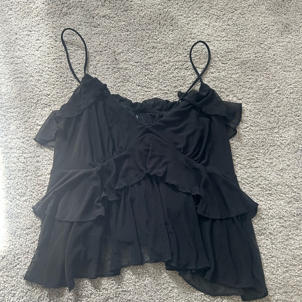 Asos Ruffle Top - Picture 2 of 3
